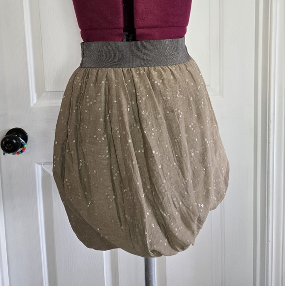 J. Crew Cotton Silk Blend Raindrop Bubble Mini Skirt Size 0 - Picture 4 of 12